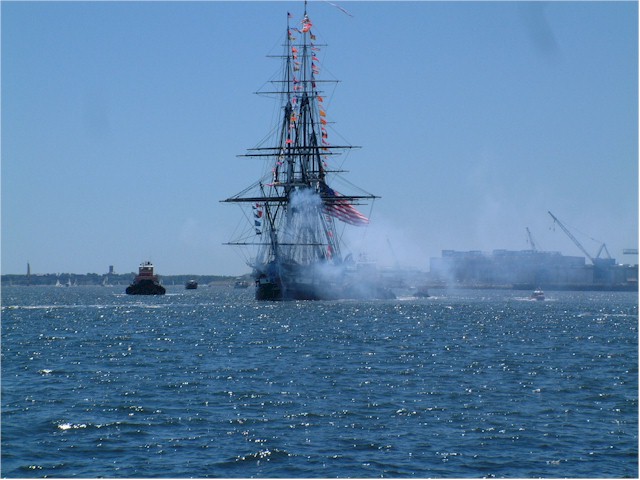 And she even fires a broadside!
