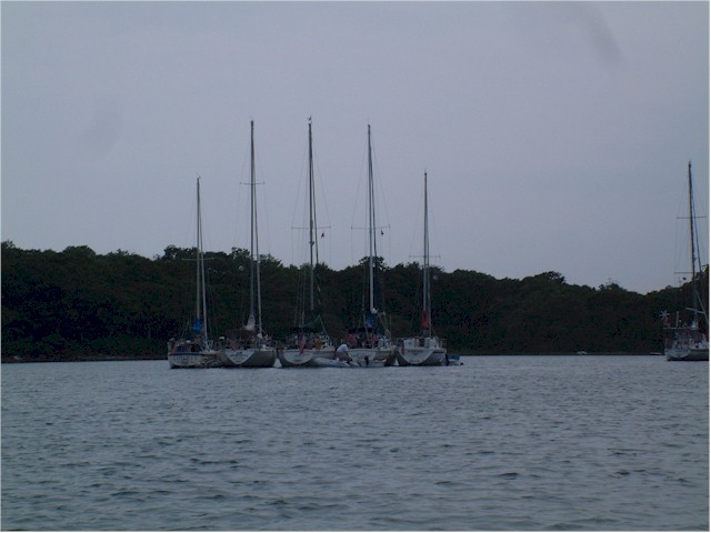 The Red Brook Harbour Sailing Club were having a weekend at Hadley Harbour.
