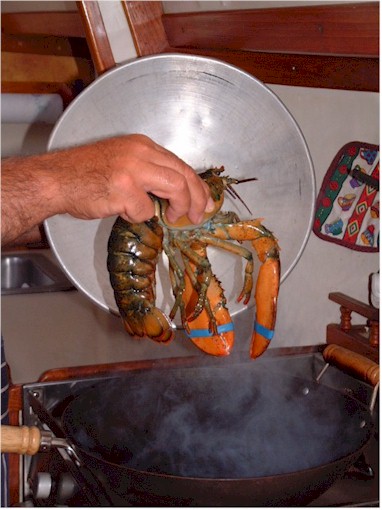 ... when no other pot is large enough, use a wok!
