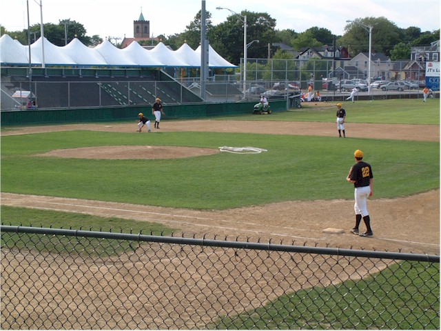 Our first Baseball game...
