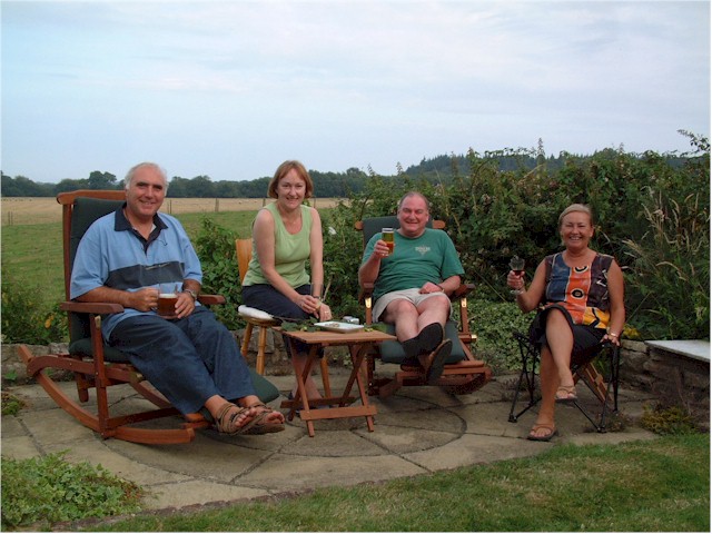 Christine's sister Carol and her husband Trevor were over in the UK from New Zealand.
