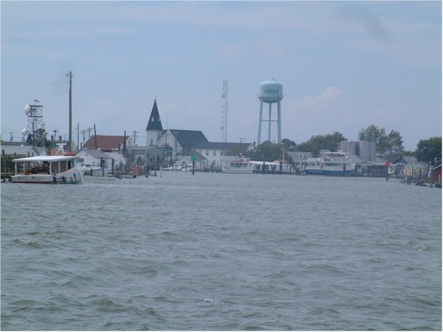 We stopped for the night at Tangier Island, in the Chesapeake.
