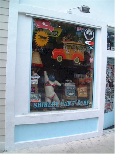 Both Shirley and Christine (nee Shirley) noticed this window display.