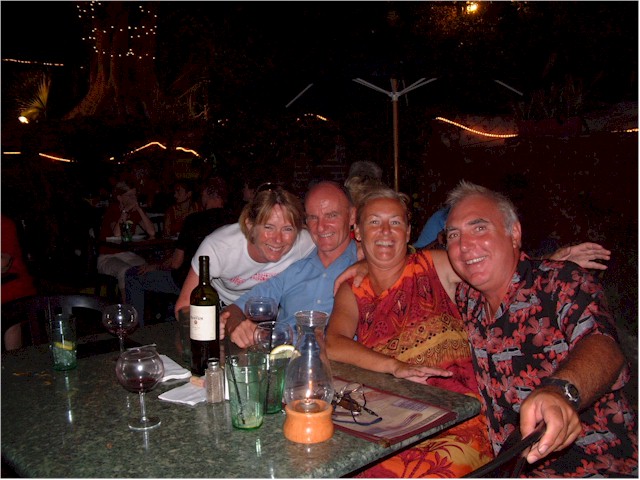 We celebrate arriving at Key West...

