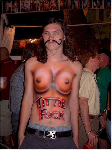 Fantasy Fest in Key West - lots of body art...