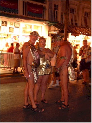 Fantasy Fest in Key West - lots of body art...
