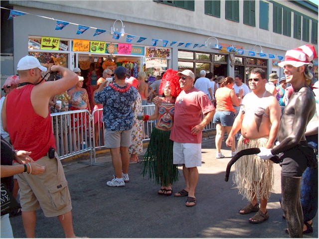 Fantasy Fest in Key West - lots of body art...
