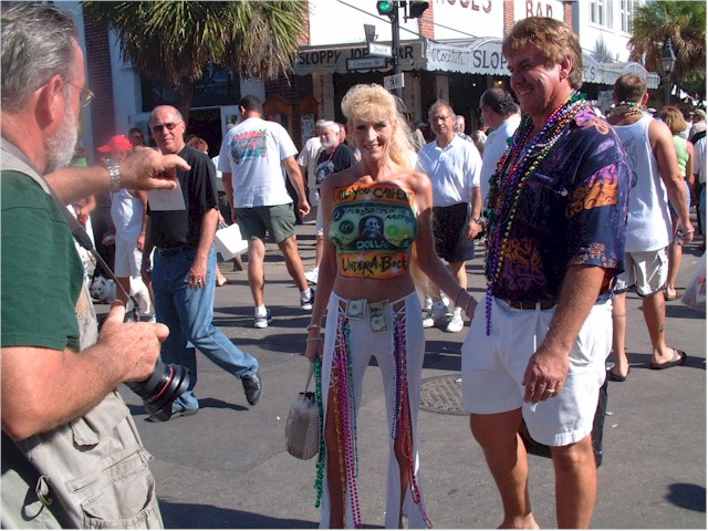 Fantasy Fest in Key West - lots of body art...
