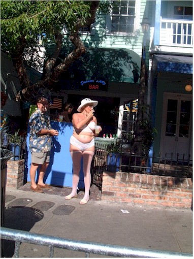 Fantasy Fest in Key West - lots of body art...
