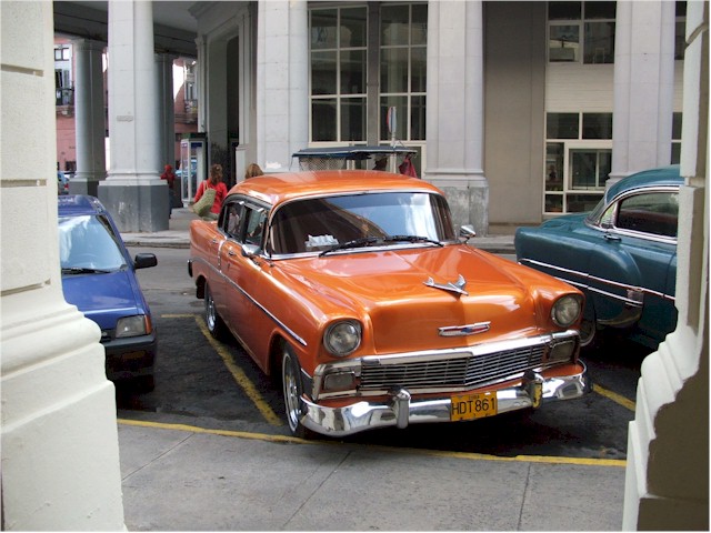 The wide variety of transportation in Havana...
