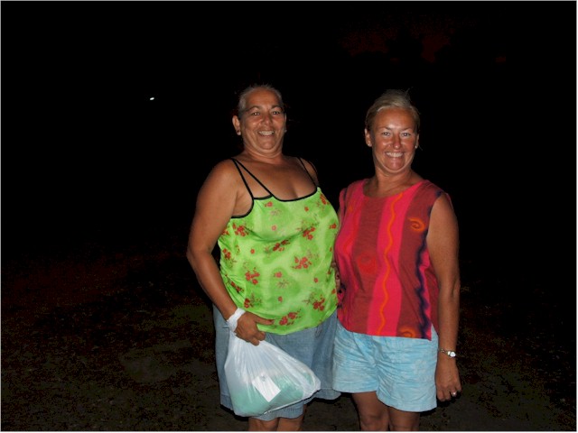 Our cruising guide recommended the services of Sandra...
