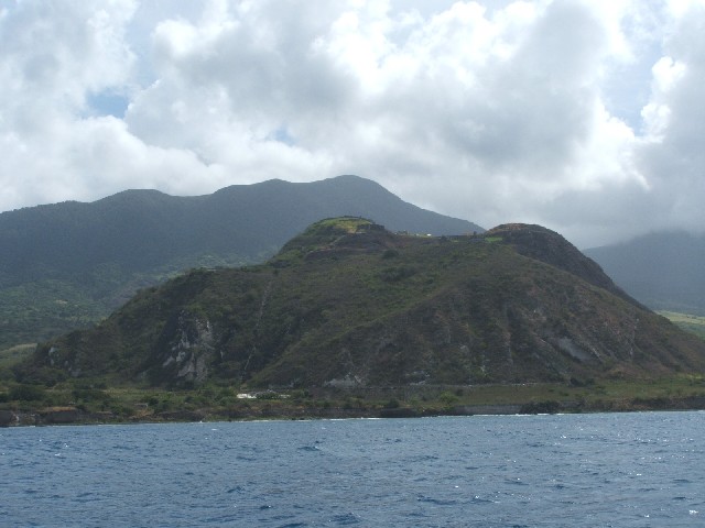 The island of St Kitts...

