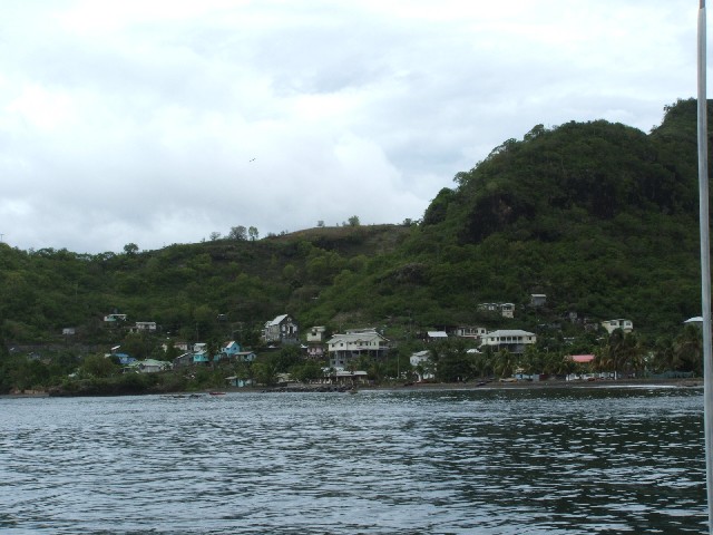 Buccament Bay on St Vincent...
