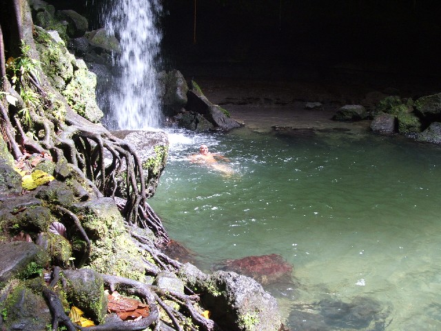 ... and Keith enjoying a freshwater swim!
