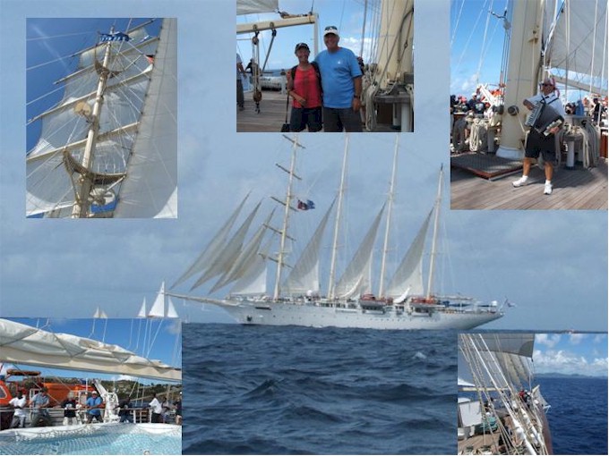 Our day as crew on board the tall ship "Star Clipper".
