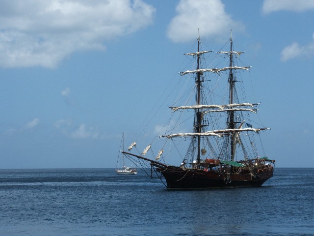 The "Unicorn" which also featured in "'Pirates of the Caribbean 2" at Soufriere, St Lucia.
