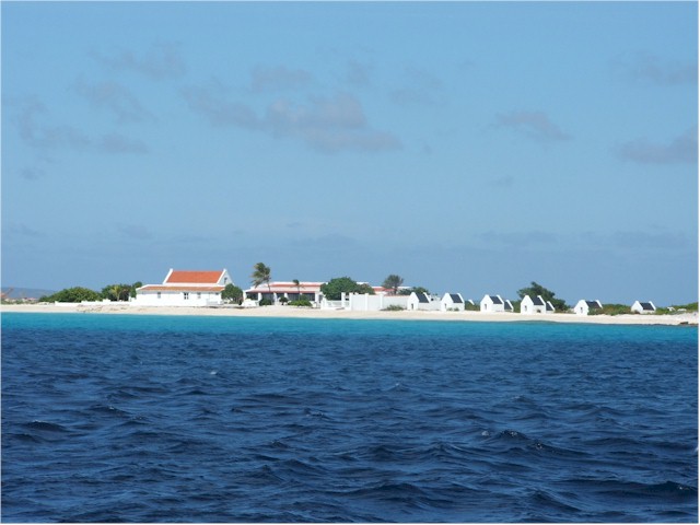 The old slave huts near the salt mines on Bonaire (the 'B' of the ABC islands).
