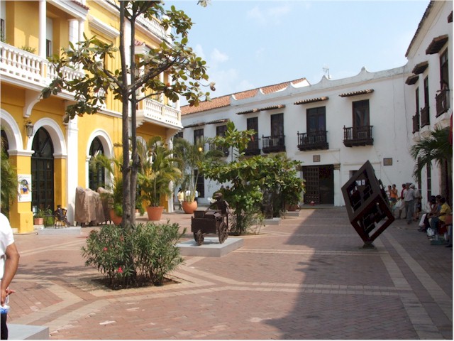 The walled city of Cartegena - third of the Spanish Main cities we have visited.
