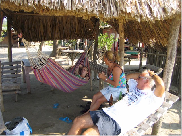 ... and were threatened by the local bad guy we named 'Jabba the Hut' due to the resemblance!
