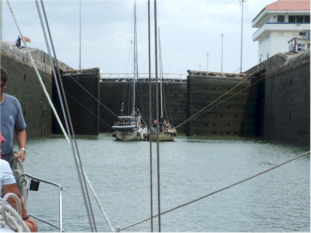 In the locks ...
