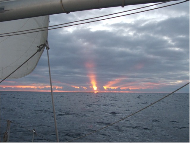 ... and sun rise.

