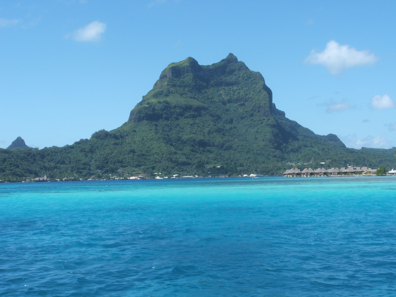 
Bora Bora - where the waters are every shade of blue...