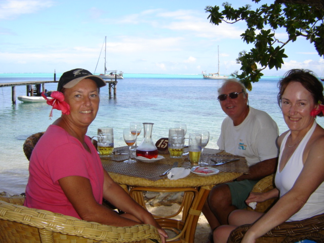 Lunch at Relais Mahana.