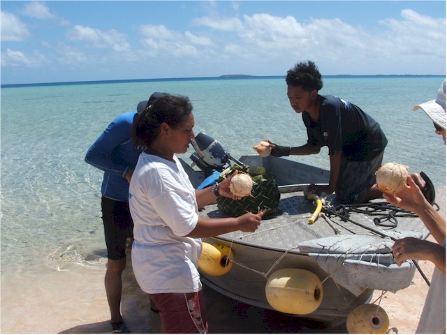 A trip to the outer islands with John & Veronica, the temporary resident caretakers.