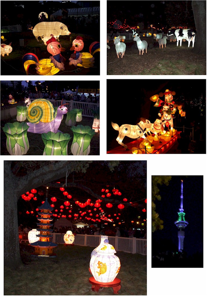 
Chinese Lantern Festival in Auckland's Albert Park.