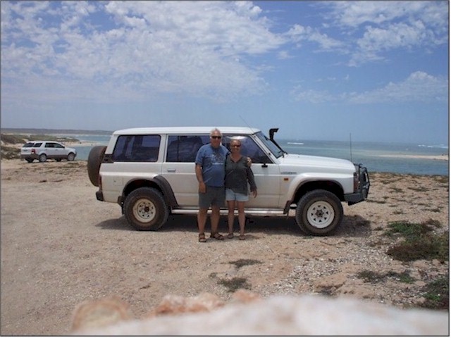 On the shores of the Indian Ocean - only 5,000 kms back to the Pacific!
