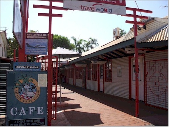 Broome started out as a pearling town and had a lot of Chinese and Japanese workers.
