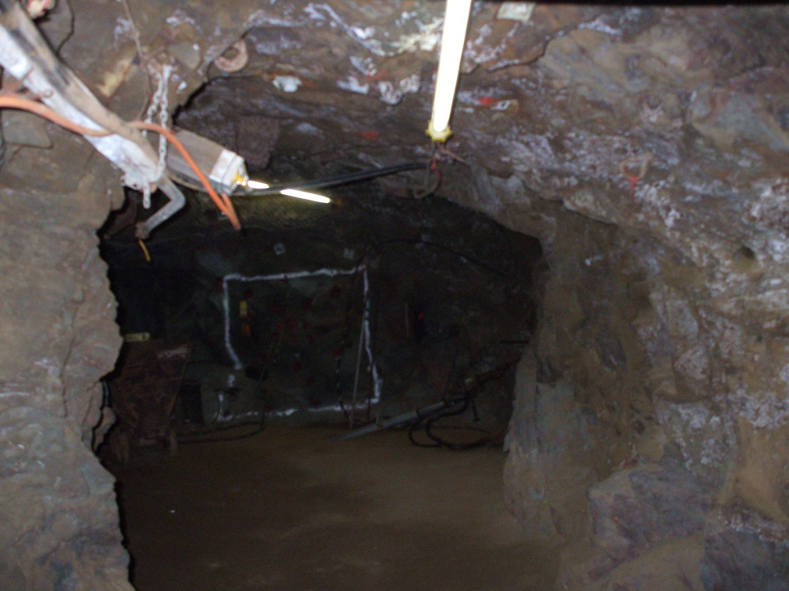 We did a tour of an old gold mine