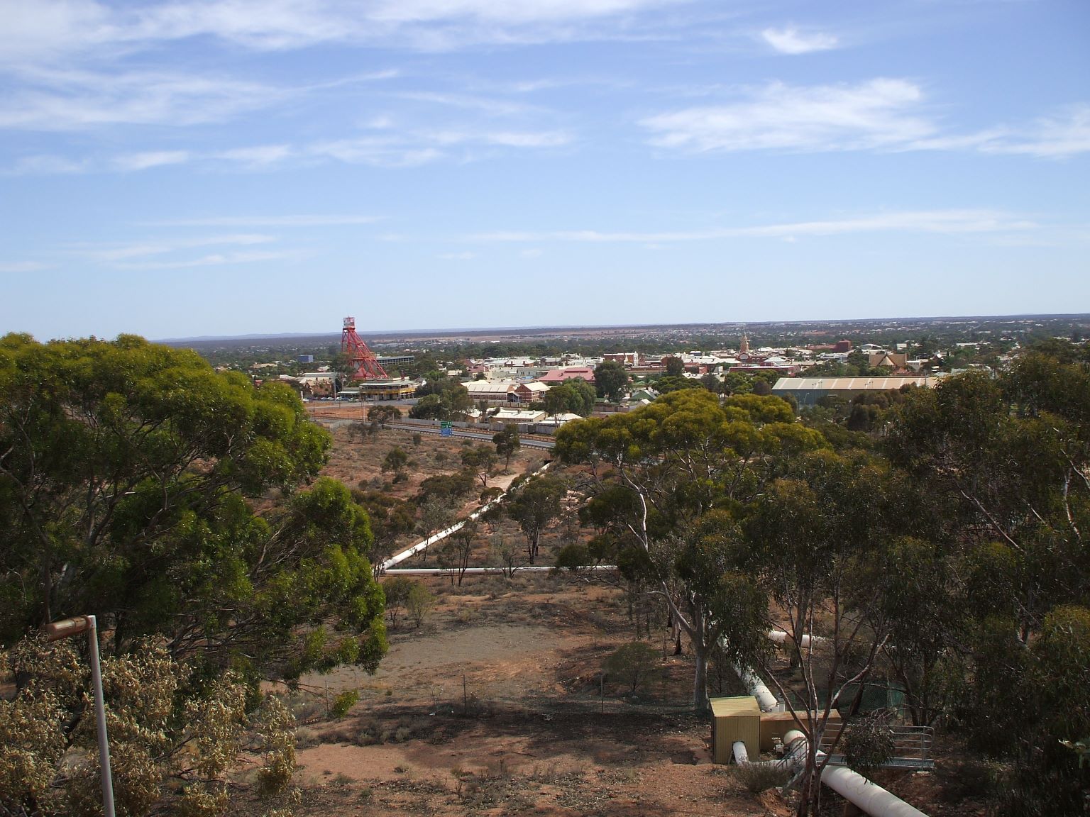 The goldmining town of Kalgoorlie.
