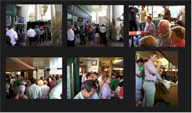 Typical Australians enjoying Melbourne Cup Day