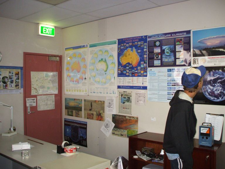 Giles Weather Station - two meteorologists at a time are posted here for six months - in the middle of nowhere.