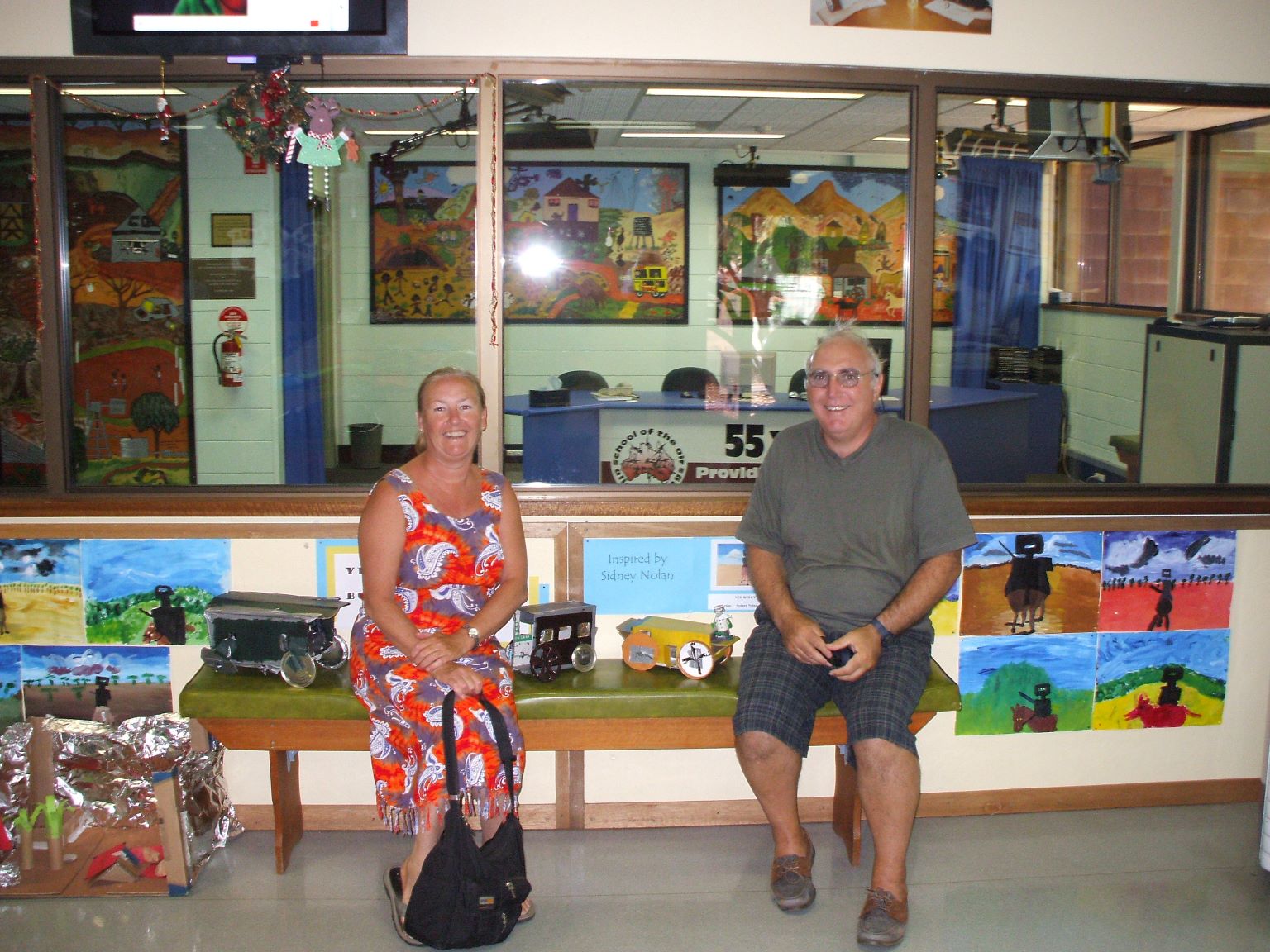 At the School of the Air in Alice Springs.