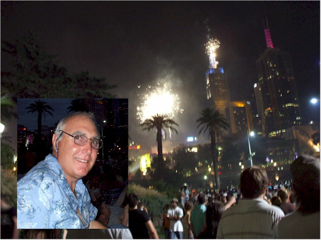 New Year's Eve - celebrating Keith's birthday on the Yarra River in Melbourne!
