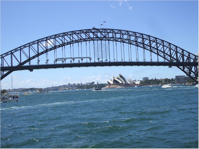 The parade of boats was a great sight - we rode the ferry around the harbour to enjoy!