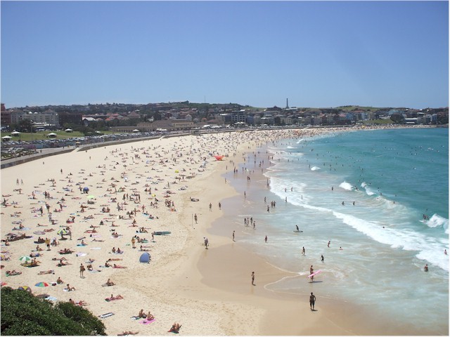 ... and at Bondi Beach.