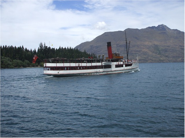 ... but we enjoyed a sedate trip on the twin screw steam boat!
