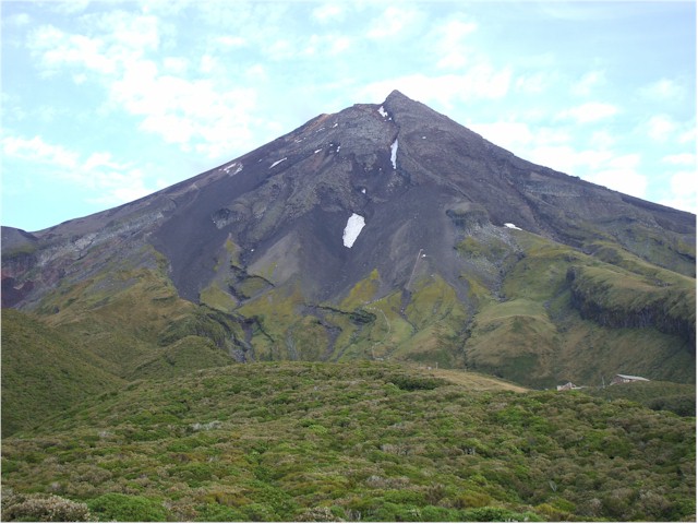 
Mt Taranaki (Egmont) - at last visible after the clouds lifted!