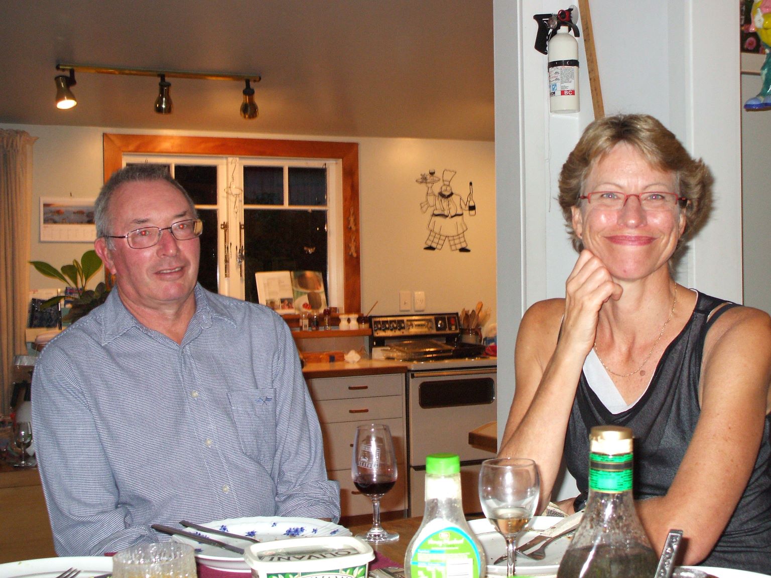 John & Annette Orchard provided many wonderful meals and great evenings - thanks a bunch!