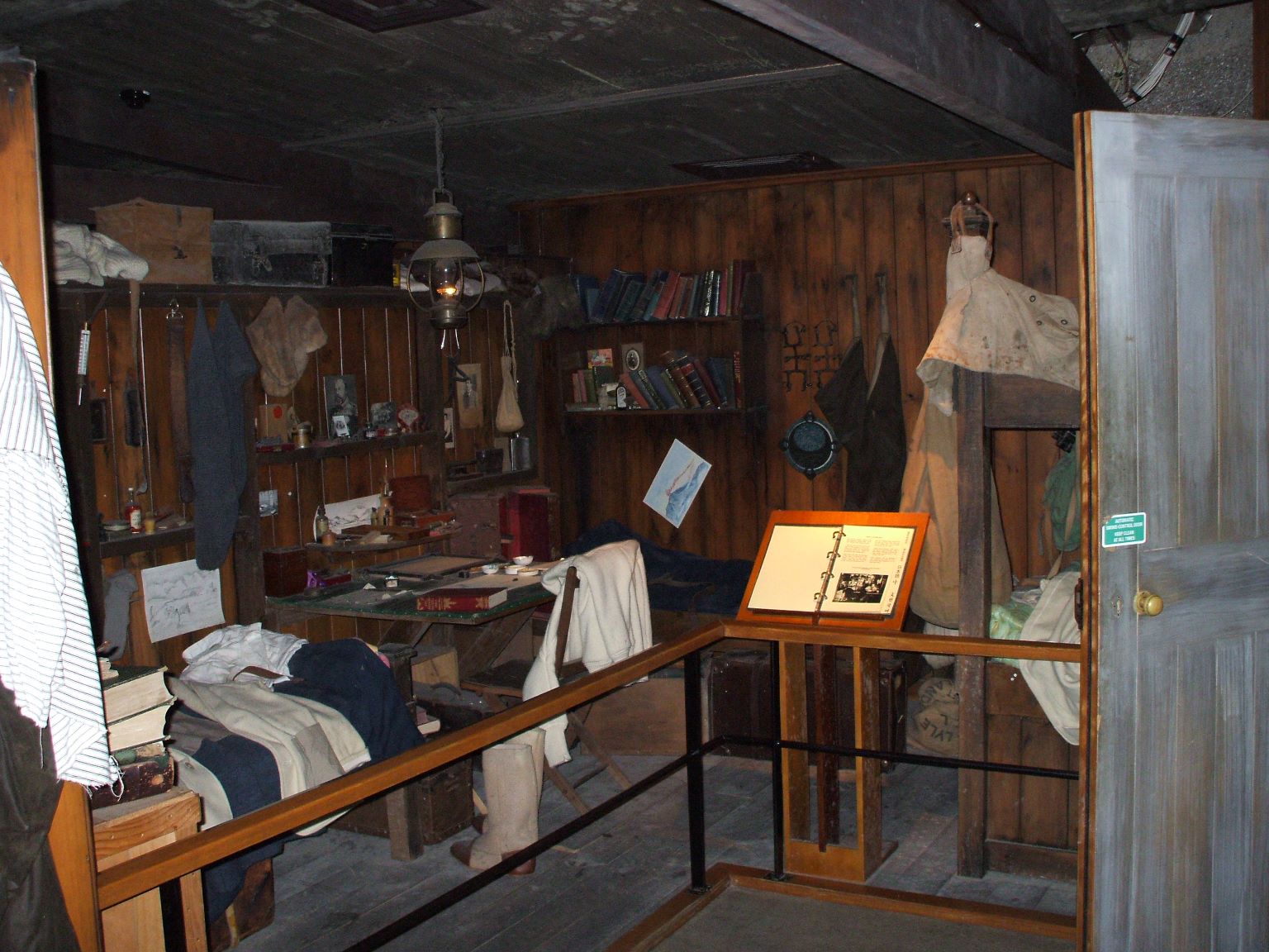 There is also a replica of Scott's Antartic Base Camp - very authentic...