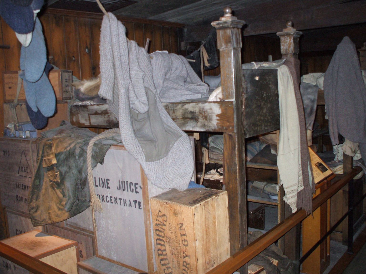 There is also a replica of Scott's Antarctic Base Camp - very authentic...
