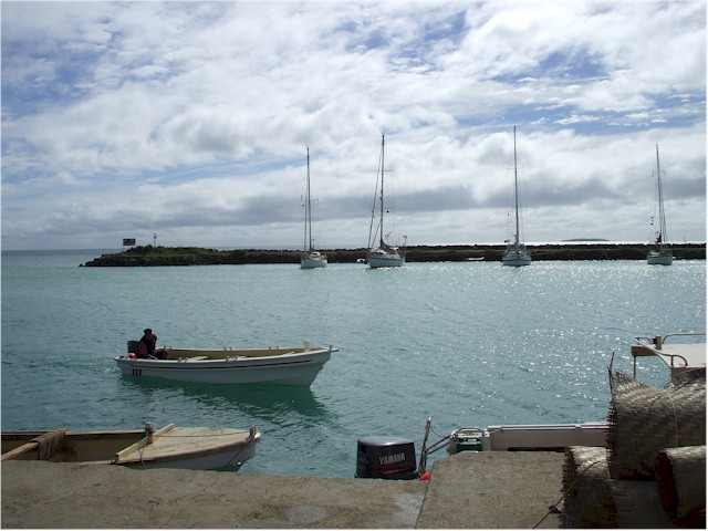 Med-moored in Nuku'alofa, Tonga
