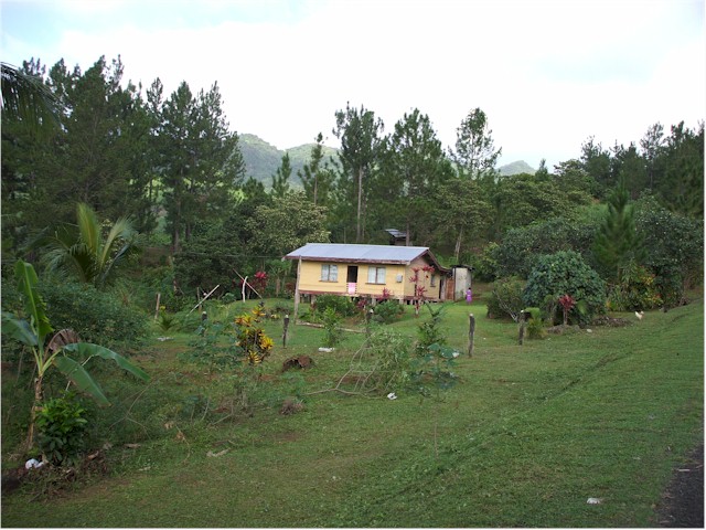 We take the bus across the island of Vanua Levu