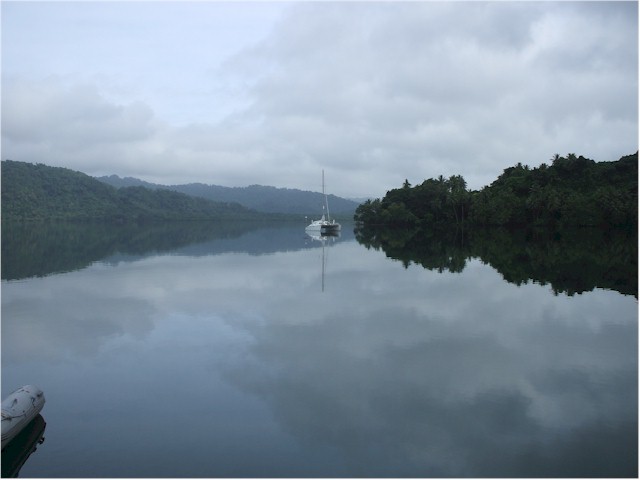 Port Sandwich, Malekula - a wonderfully protected anchorage up a river.
