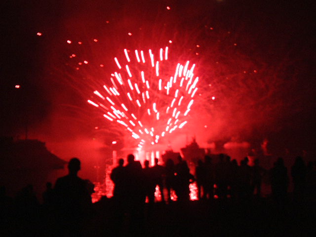 .. and concluding with a fireworks display!