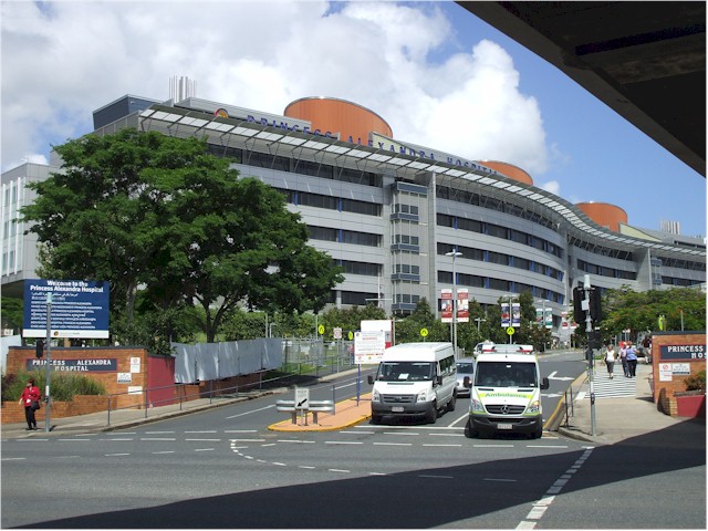 Princess Alexandra Hospital, Brisbane - where we'll be spending a fair bit of time in the foreseeable future...
