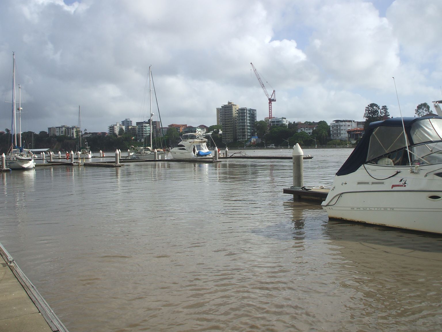 Most of the boats got away safely - but some were unable to leave and spent a worrying night....
